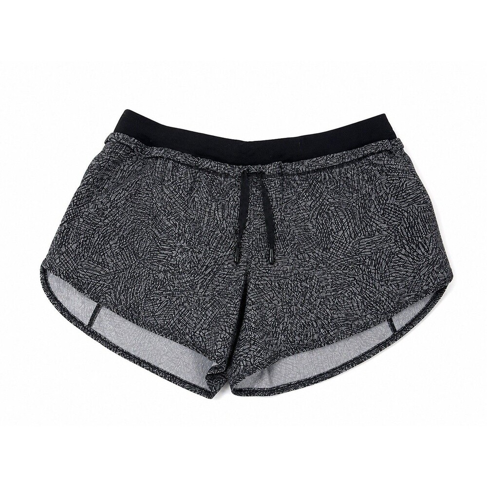 Lululemon Black Lightweight Running Shorts Drawstring Athletic Flowy Gym